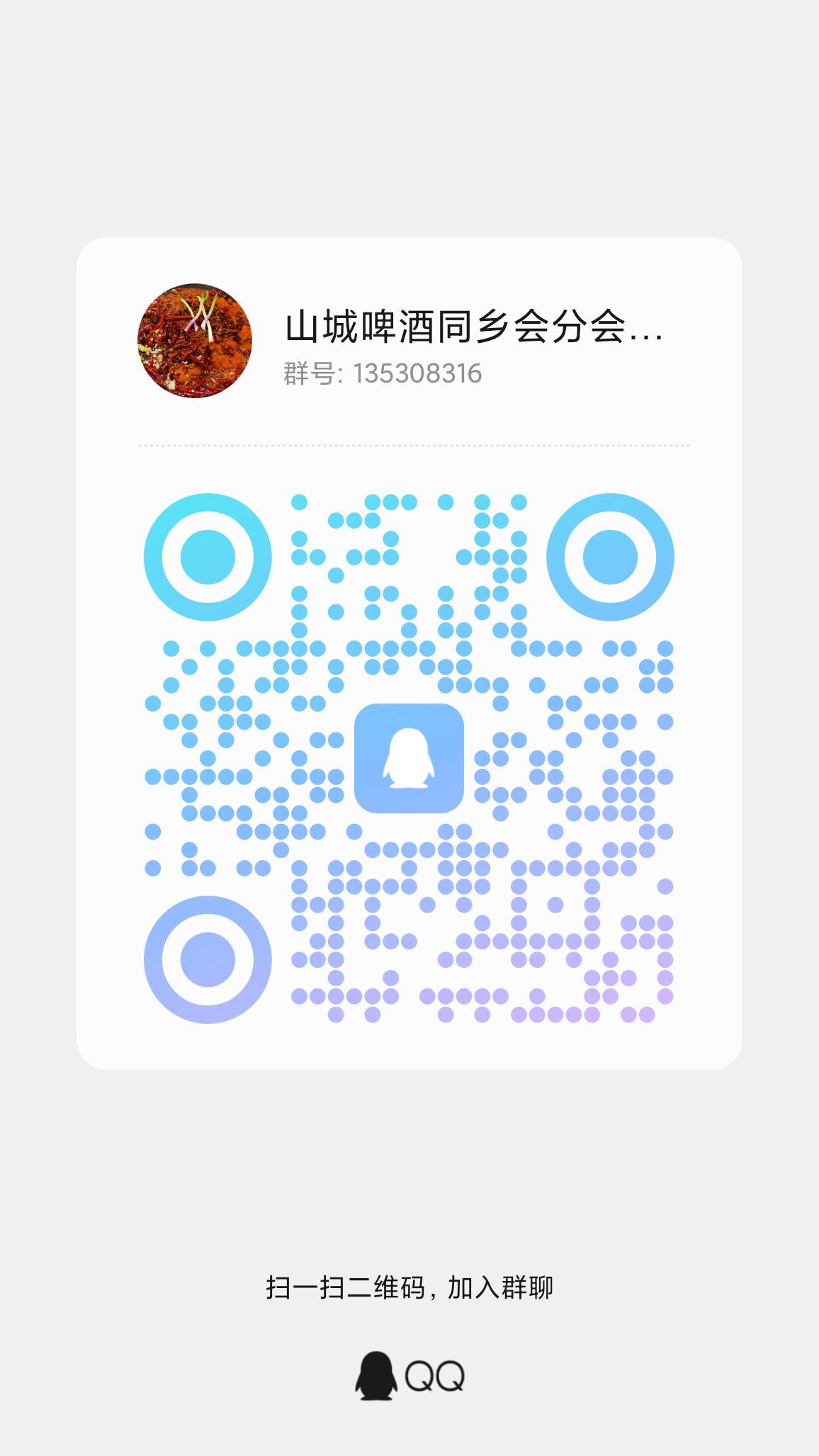重庆老乡群 QQ 群二维码