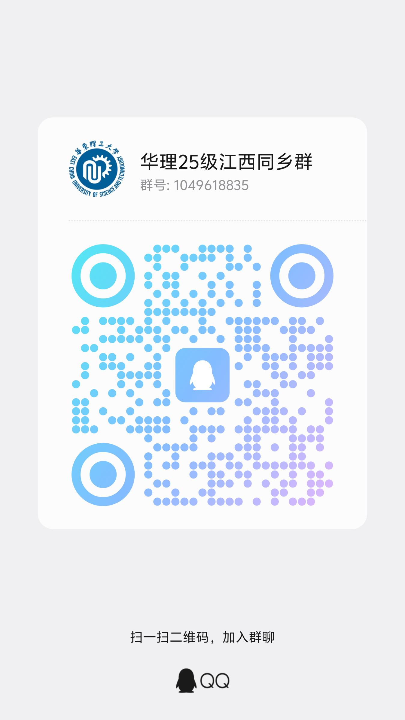 江西老乡群 QQ 群二维码
