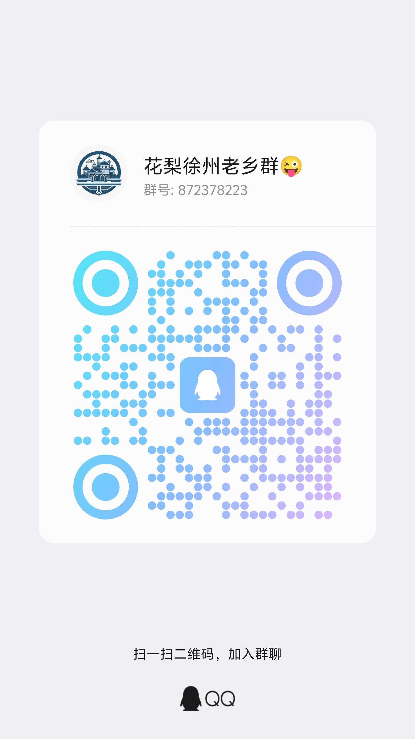 徐州老乡群 QQ 群二维码