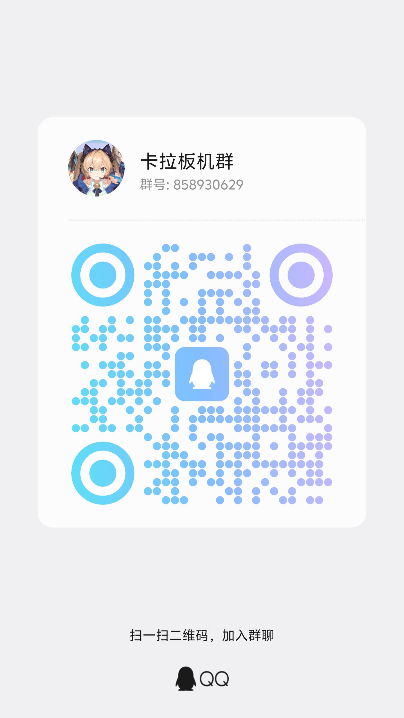 卡拉彼丘 QQ 群二维码