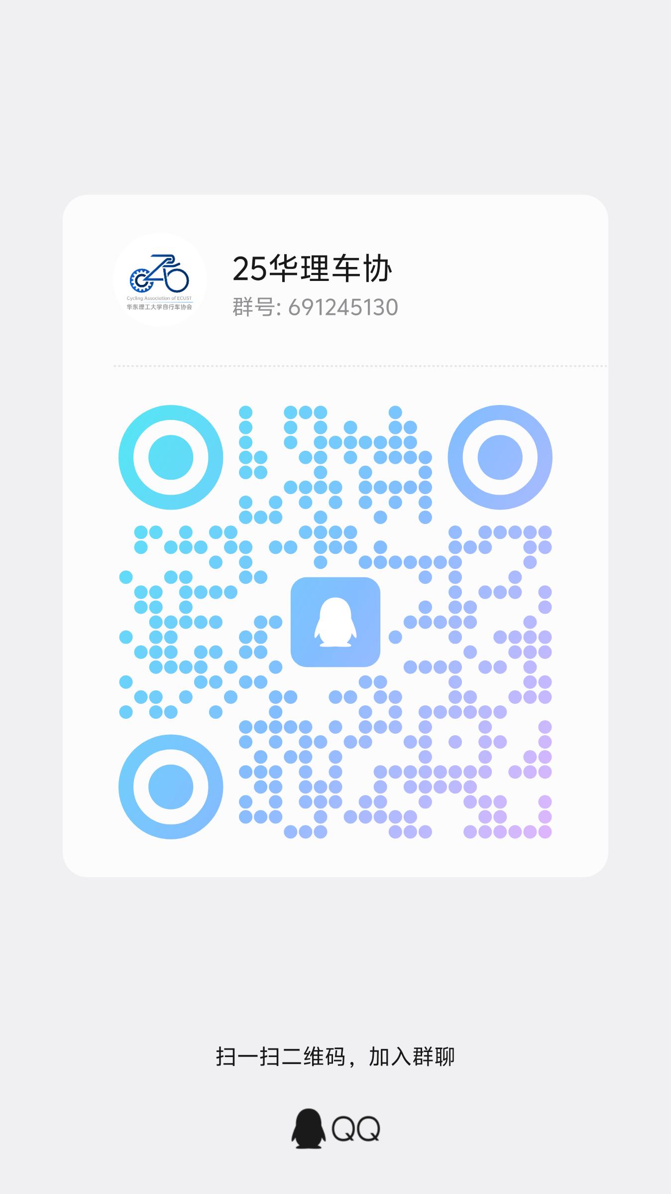 自行车协会 QQ 群二维码