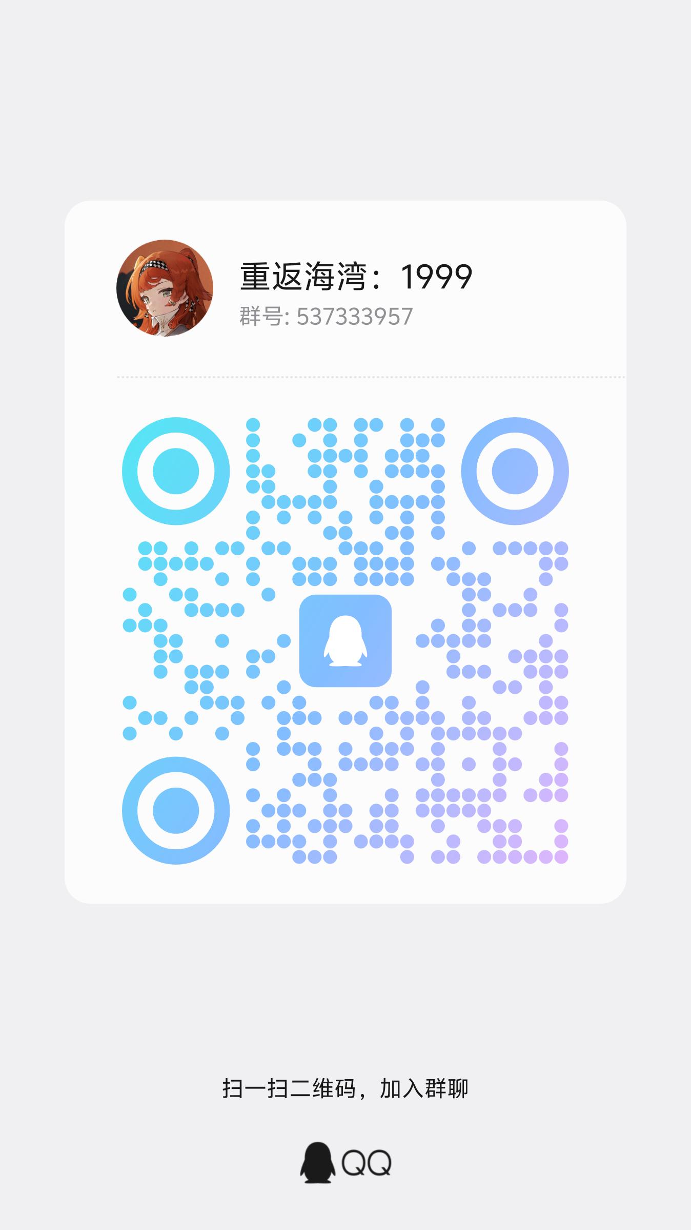 重返未来：1999 QQ 群二维码